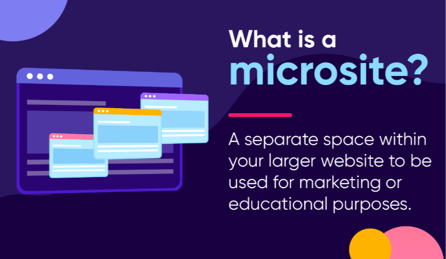 what is a microsite infographic